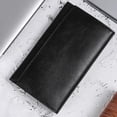 thumbnail image 2 of Juego de monedero de cuero largo Juego de espacios en blanco de cuero para monedero plegable de cuero Negro Colcomx Patrón de monedero de billetera de bricolaje, 2 of 4