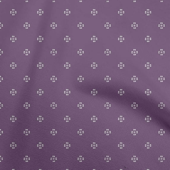 oneOone Cotton Cambric Violet Fabric Asian Floral Block Fabric For Sewing Printed Craft Fabric By The Yard 42 Inch Wide