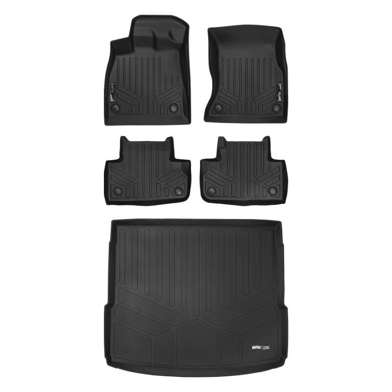 Maxliner 20182020 Audi Q5 SQ5 Floor Mats 2 Rows and Maxtray Cargo