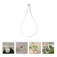 thumbnail image 2 of 5pcs Drop-shaped Balls Clear Plastic Balls Immortal Flower Balls DIY Crafts, 2 of 3
