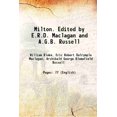 thumbnail image 1 of Milton. Publié par E.R.D. Maclagan et A.G.B. Russell 1907 [Relié], 1 of 1
