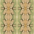 thumbnail image 1 of Ahgly Company Indoor Square Patterned Dark Golden Rod Brown Area Rugs, 5' Square, 1 of 6