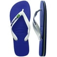 thumbnail image 5 of Havaianas Brazil Logo Men's Flip Flop Sandals - Marine Blue, 11/12, 5 of 8