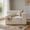 White, variant on Luxury Compression Module Couch,Chenille,Thick Seat,Soft Sectional Sofa for Living Room(Beige,Ottoman)