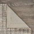 thumbnail image 6 of LR Home Blessy Cecille Bleach & Brown Modern Grid Jute Blend Area Rug, 9' x 12', 6 of 11