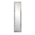 thumbnail image 1 of White Barnwood Slim Floor Mirror, 1 of 4