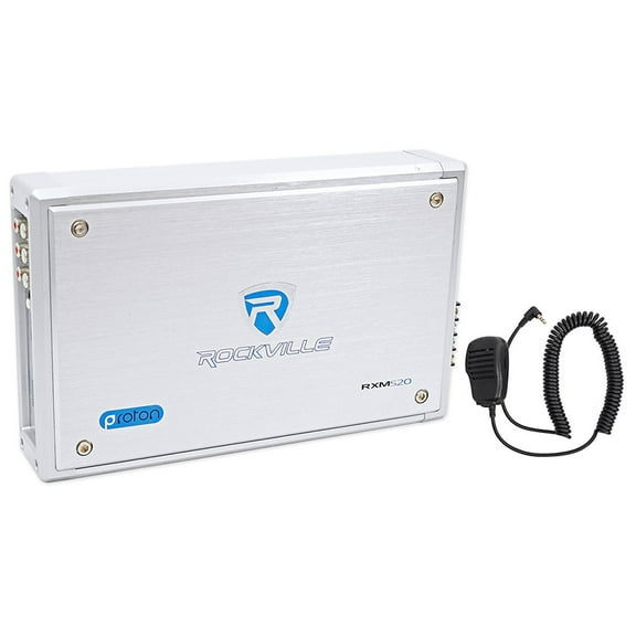 Rockville RXM-S20 Micro Marine/ATV Amplifier 1600w Max 4 Channel 4x100w