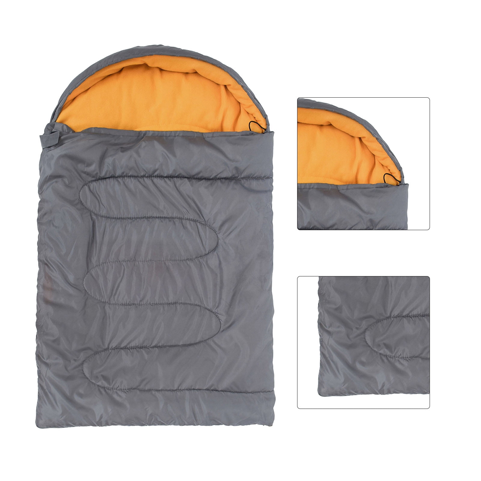 Warm, Foldable & Aligning, Perfect for Indoor/Outdoor Adventures, Orange Lining, Size L (110x70cm/43.3x27.6in) Waterproof Dog Sleep Bag