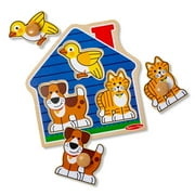 Melissa & Doug Pets Jumbo Knob Wooden Puzzle
