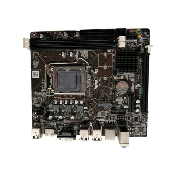 Computer Motherboard DDR3 1066/1333/1600 Memory Supported H61 Motherboard for 1155Series CPUs Processors PCIEx1 Slot