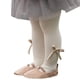 thumbnail image 1 of Leggings con lazo para niños, medias de algodón peinado a la moda con lazo para niña, color Beige L, adecuadas para niños de 4 a 6 años, 1 of 5
