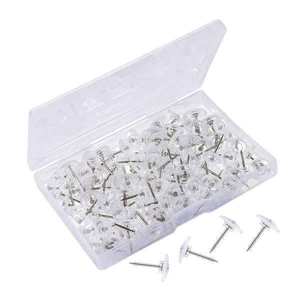 200 piezas de alfileres para el pulgar, para el pulgar, pines de dibujo para tablones de anuncios, alfileres para tableros de