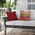 thumbnail image 3 of HOMETRENDS Lush Oasis Geo Ombré Outdoor Patio Seat Toss Cushion 16 in. x 16 in., 3 of 6