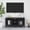 Black, variant on vidaXL TV Stand TV Console Sideboard TV Unit Home Media Unit Steel and Glass