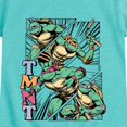 thumbnail image 3 of Teenage Mutant Ninja Turtles - Femme Comic Girls' Fitted Short Sleeve Graphic T-Shirt, 3 of 5