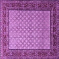 thumbnail image 1 of Ahgly Company Indoor Square Persian Purple Traditional Area Rugs, 3' Square, 1 of 4