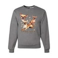 thumbnail image 2 of Wild Bobby, If It's Not a Chihuahua It's Just a Dog Gift, Unisex Crewneck Graphic Sweatshirt, Heather Grey, Medium, 2 of 4