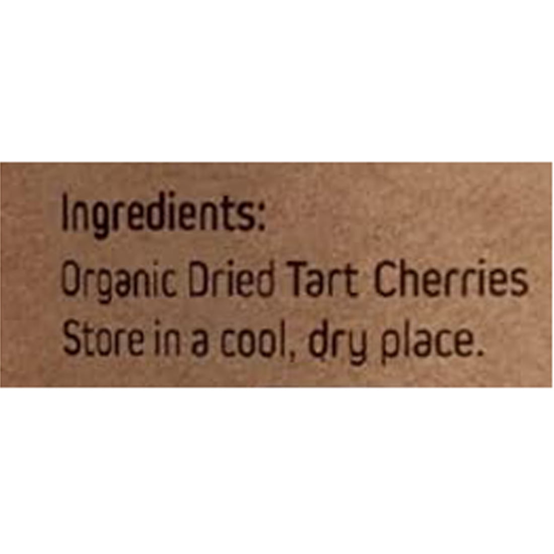 Berrilys Organic Dried Tart Cherries, 1 lb, Unsweetened, Pitted, Non-GMO, Kosher, Unsulfured, No Added Sugar