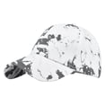 thumbnail image 2 of Sales Today Under $5 White Structured Mesh Baseball Cap GIJNRIUIUA Women Casual Tie Dye Printed Colorful Baseball Cap Cap Visors Fishing Cap, 2 of 3