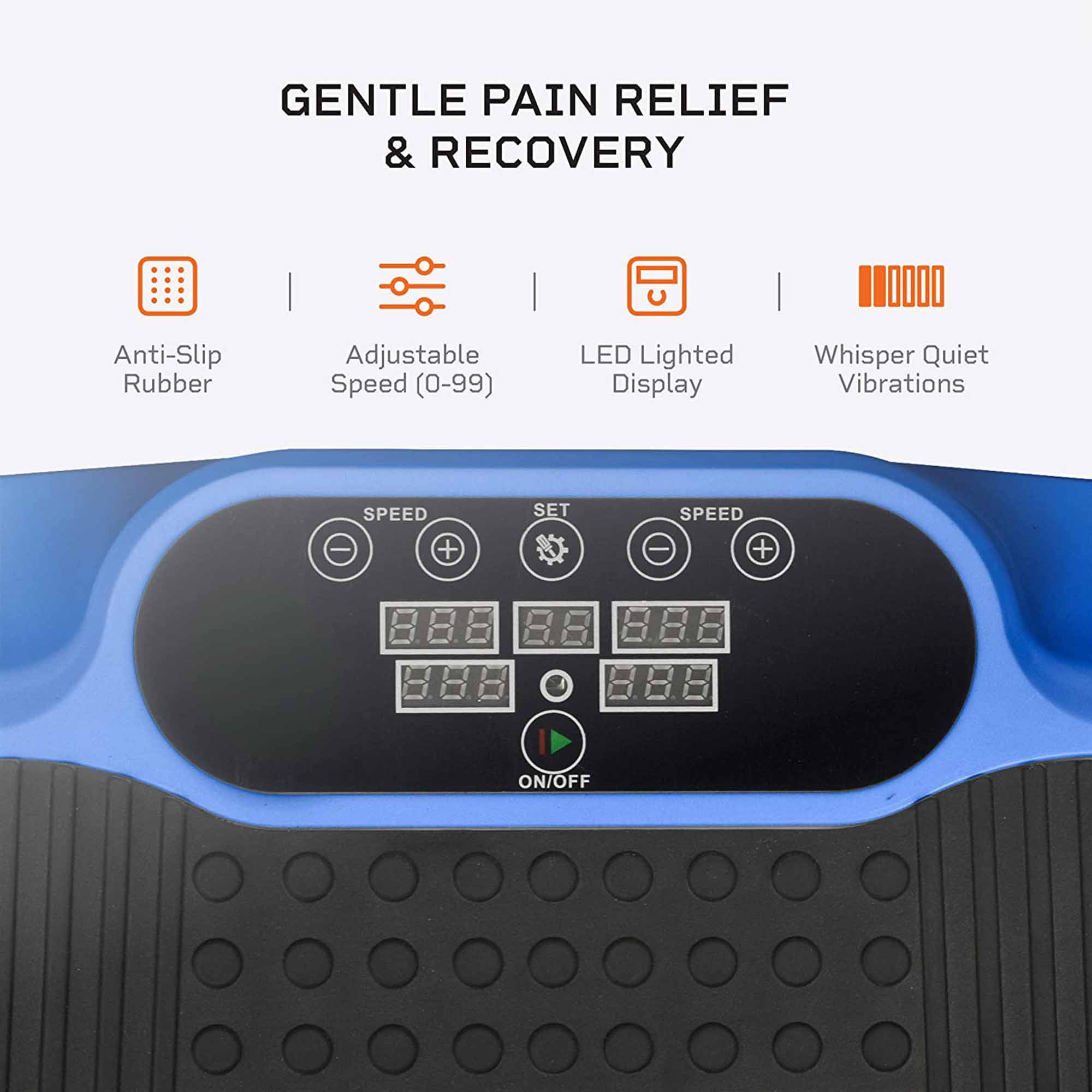 LifePro Turbo 3D Dual Oscillation Vibration Plate Home Workout Equipment 200 Watts Whole Body Fitness Max 330 lbs Blue Walmart