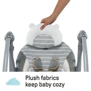 Ingenuity Boutique Collection Deluxe Portable Baby Swing, Bella Teddy, Unisex, for Infants 0-9 Months