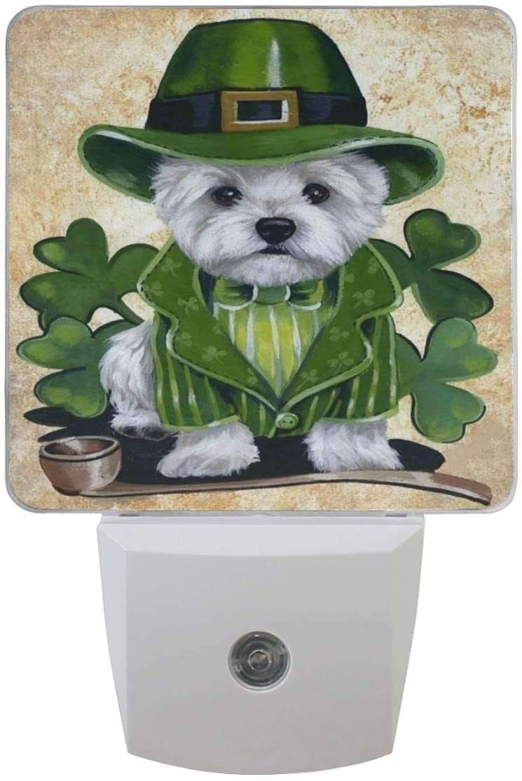 Cute Dogs Puppy St Patricks Day Night 