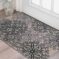 thumbnail image 6 of Superior Modern Floral Scroll Pet and Kid-Friendly Indoor Area Rug, 3'x5', Oatmeal, 6 of 6