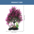 thumbnail image 2 of Milisten Planta Decorativa Rosa Simulación Para De Acuarios Y, 2 of 5