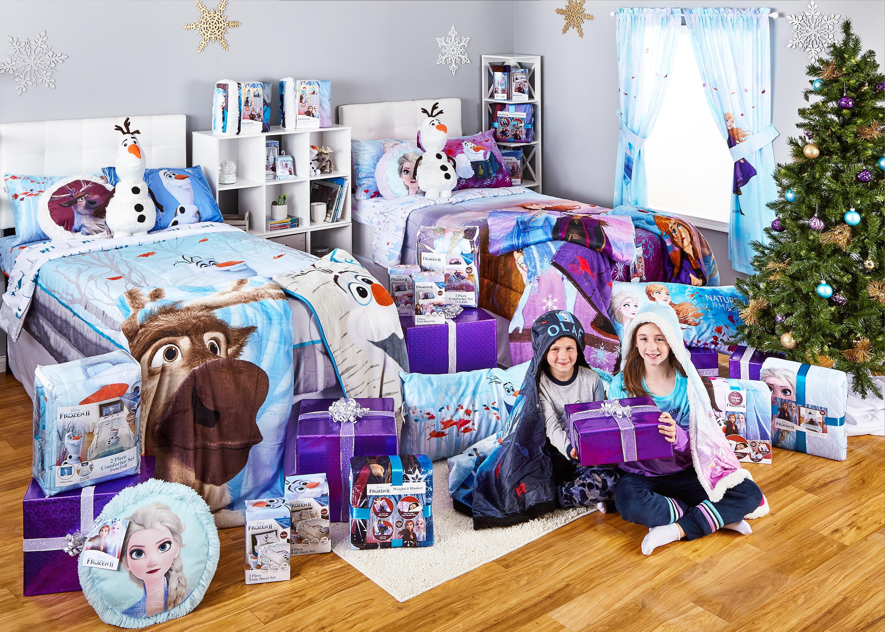 100 Cotton Twill Disney Frozen Anna Elsa Princess Twin Queen Duvet Co