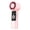Pink, variant on Stepless 100 Speed Turbo Handheld Mini Fan With Led Battery Display Usb Rechargeable Shockproof Abs Shell For Summer Hiking Camping Sports Travel And Daily Outdoor Use