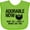Apple Green, variant on Inktastic Adorable Now...wait Till I Have a Beard Like Dad Boys Baby Bib