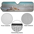 thumbnail image 6 of Uorisanigo Windshield Sun Shade for 2018-2025 Jeep Wrangler JL JLU & 2020-2025 Jeep Gladiator,Ocean Shell Starfish Sun Visor for UV Rays & Heat Protection,Windshield Sunshade, 6 of 7