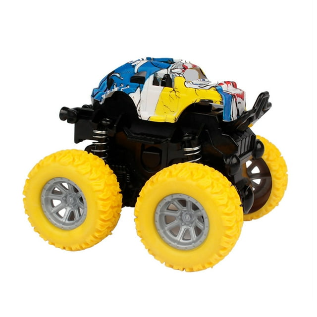 Kids inertance Car Vehicles Toys Car Friction Powered 360 Degree Rotating Toy