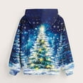 thumbnail image 4 of YUNAFFT Girls & Boys Christmas Print Hooded Sweatshirts With Pockets Soft Stretch Long Sleeve Casual Pullover For 2-12 Years, 4 of 6