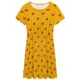 thumbnail image 3 of Mrs Fox's Women's Dress Short Sleeve Summer Sundress Summer Women Clothes, 3 of 7