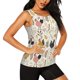 thumbnail image 2 of Balery Cartoon Chickens Camiseta sin mangas estampada ligera para mujer, tops de entrenamiento sin mangas, camisetas de yoga transpirables de secado rápido.-XX-Large, 2 of 7