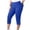 31# Blue, variant on XL-5XL Plus Size Capri Leggings for Women Tummy Control Capri Yoga Pants High Waisted Stretchy Mid-calf Length Pull on Tights Jegging Hot Pink XL