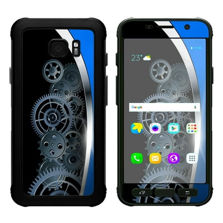 Skin Decal For Samsung Galaxy S7 Active / Mechanical Gears Motion