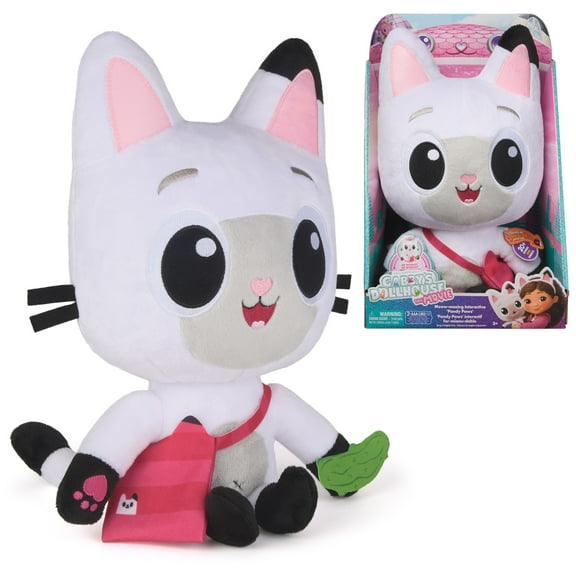 Gabby's Dollhouse: The Movie, Meow-mazing Interactive Pandy Paws Plush with Accessories for Kids 3 