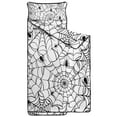 thumbnail image 2 of Black Halloween Spider Webs Toddler Nap Mats for Kids Preschool,59"x22" Sleeping Mat Bag or Kids,Toddler Sleeping Bag,Toddler Nap Mat or Daycare, 2 of 6