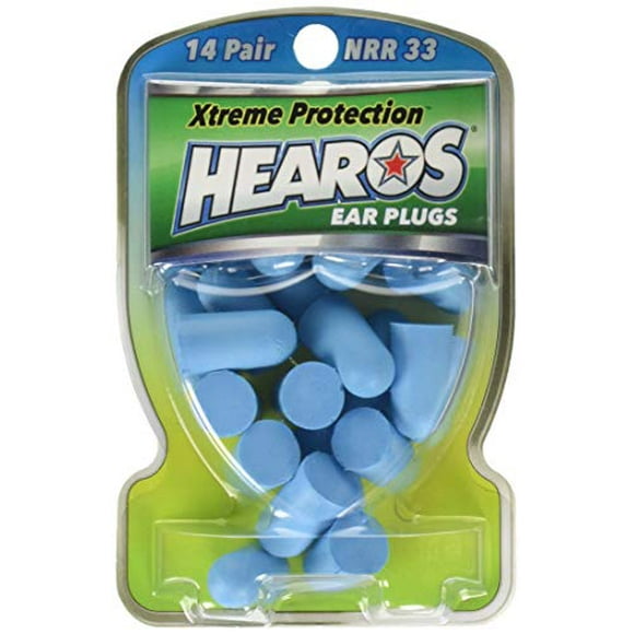HEAROS Xtreme Protection Series Foam Ear Plugs, 14 Pair (Pack of 3)