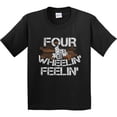 thumbnail image 3 of Inktastic Four Wheeling Mudding Activity Youth T-Shirt, 3 of 5