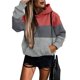 thumbnail image 1 of Sudadera con Capucha de Larga con Estampado de Leopardo de Gran Tamaño para Mujer y Hombre, Estilo Y2K Rosa XL, 1 of 5