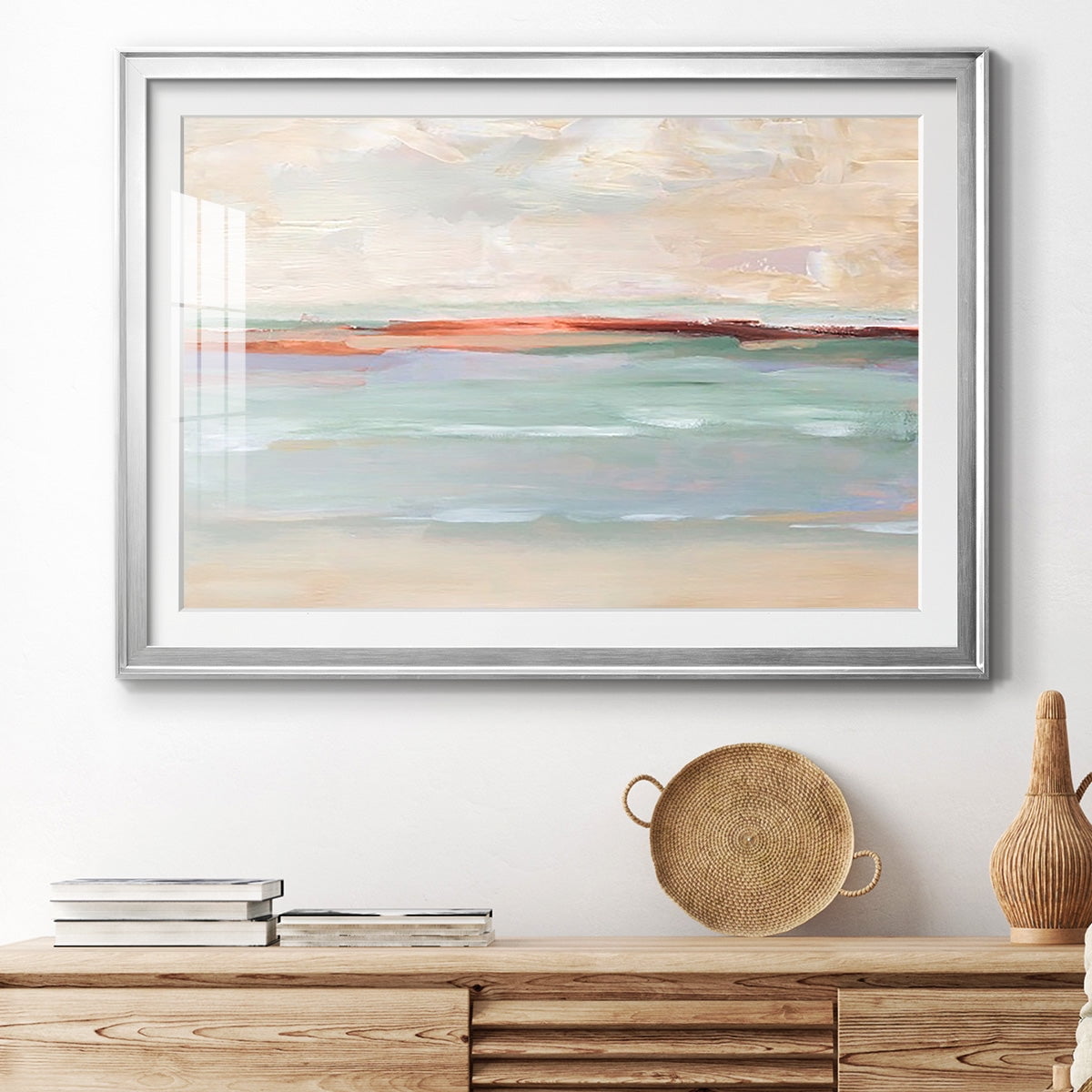 Sienna Horizon I Premium Framed Print - Ready to Hang