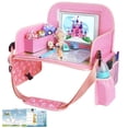 thumbnail image 1 of Bandeja de viaje infantil MENZOKE para asiento de coche para niños pequeños con almacenamiento, 1 of 9
