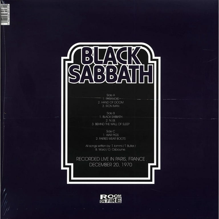 Black Sabbath (1970)　VINYL アナログ　レコード Black Sabbath Lp 1970 -2016 Colored Vinyl. Green Label Rare