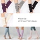 thumbnail image 3 of Minnieouse 1 par de calentadores de piernas de punto para mujer, mallas a la moda de Color sólido acrílico, deportes al aire libre, escuela, oficina, Medias Blanco Minnieouse AP013098-04, 3 of 6