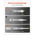 thumbnail image 3 of KFFKFF 7601 48-Inch Heavy-Duty Full-Extension Drawer Slides with Dual Locking Mechanism, 500 lb Capacity, (Set of 2), 3 of 9
