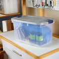 thumbnail image 3 of Rubbermaid Roughneck Lot de 4 Contenants de Rangement Transparents, Bacs Empilables, 66 Pintes, 3 of 5