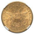 thumbnail image 3 of 1896-S $20 Liberty Gold Double Eagle MS-61 NGC, 3 of 3